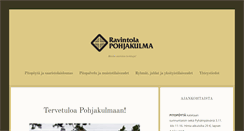 Desktop Screenshot of pohjakulma.fi